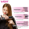 VGR Household Electric Hot Comb Hair Straightener Brush